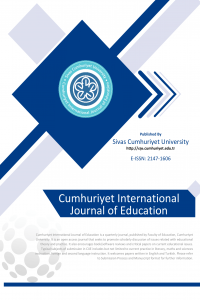 Cumhuriyet International Journal of Education Cover image