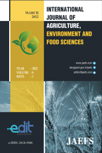 International Journal of Agriculture Environment and Food Sciences