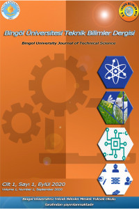 Bingol University Journal of Technical Science